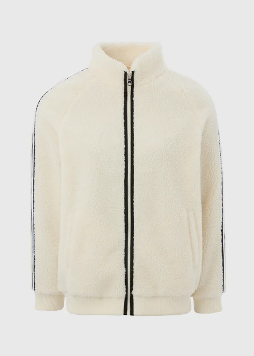 Cream Borg Jacket - S Image 4