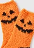 Orange Pumpkin Socks - One Size Image 2