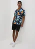 Dark Multicolour Floral Shirt - S Image 1