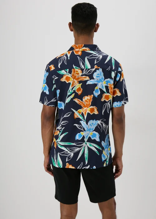 Dark Multicolour Floral Shirt - S Image 2