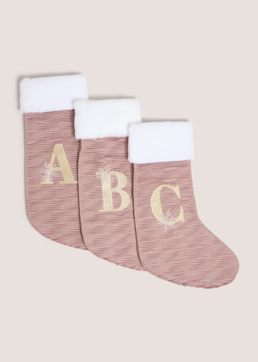 Alphabet Stocking Pink - S Image 1
