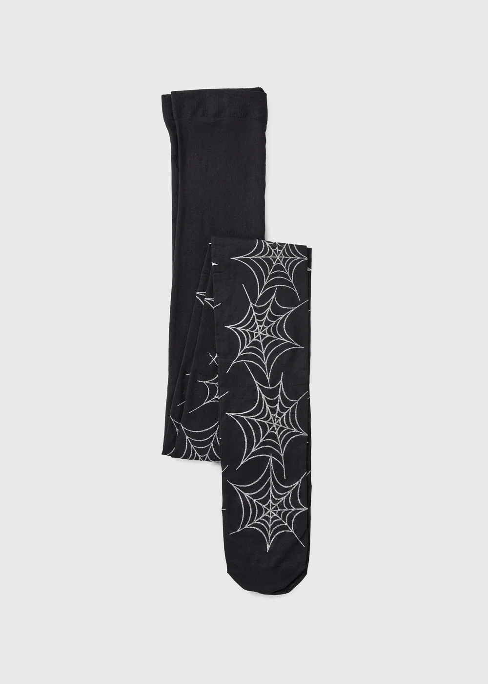 Black Cobweb Tights - S Image 1
