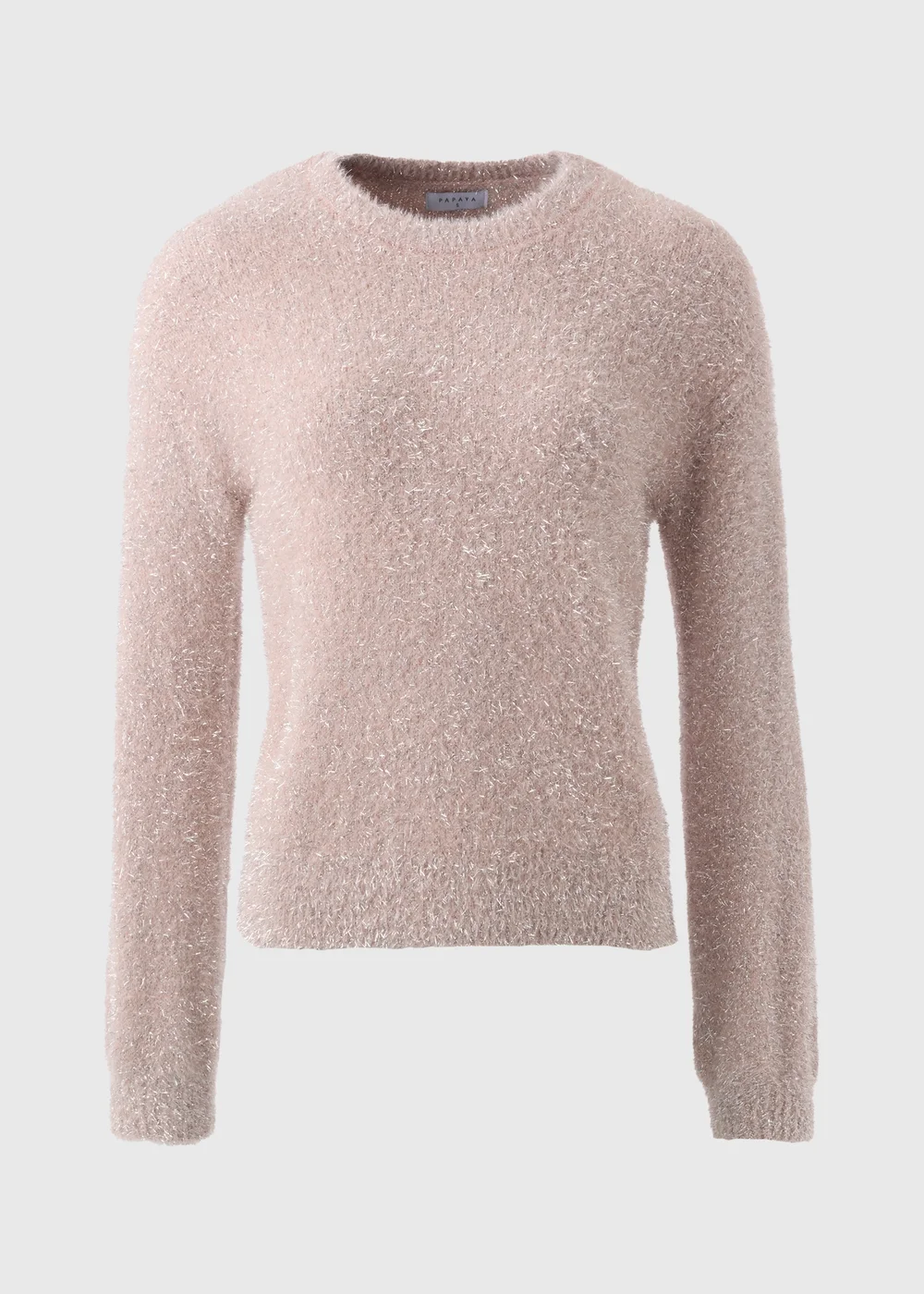 Wondrous Pink Tinsel Knitted Jumper - XS Image 4