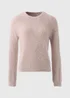 Wondrous Pink Tinsel Knitted Jumper - XS Image 4