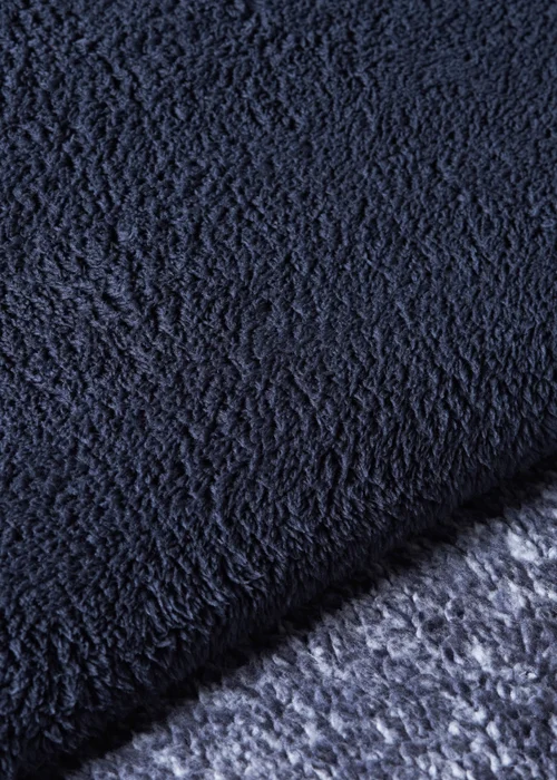 Blue Teddy Fleece Duvet Set - Double Image 3