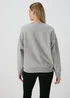 Grey Marl Over Arm Slogan Sweatshirt - Small Image 2