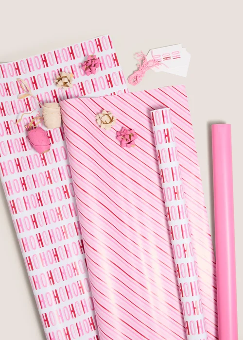 Pink Candy Cane Compendium Wrapping Set Image 2