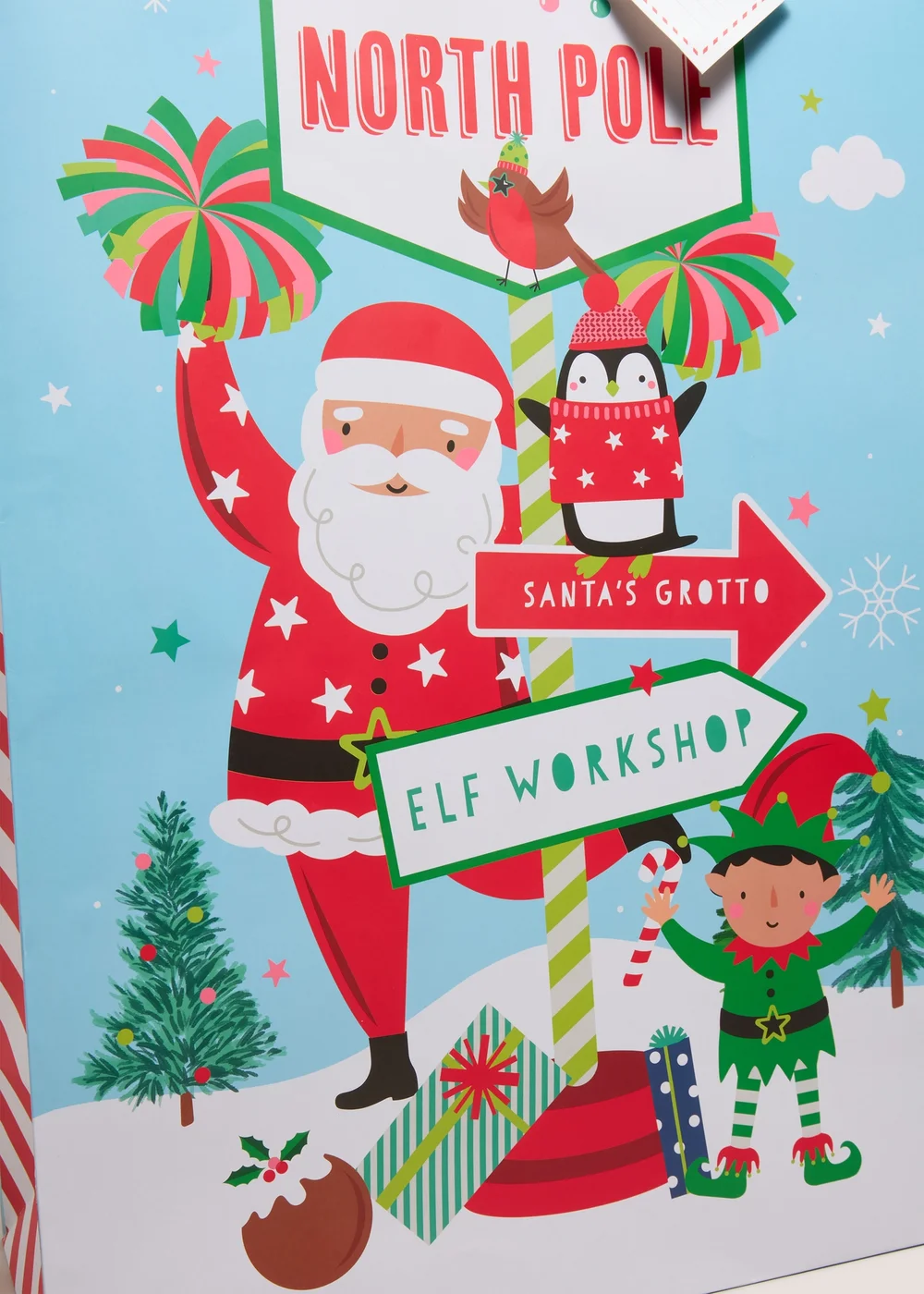 Joyful Multi Christmas Gift Extra Large Bag Image 2