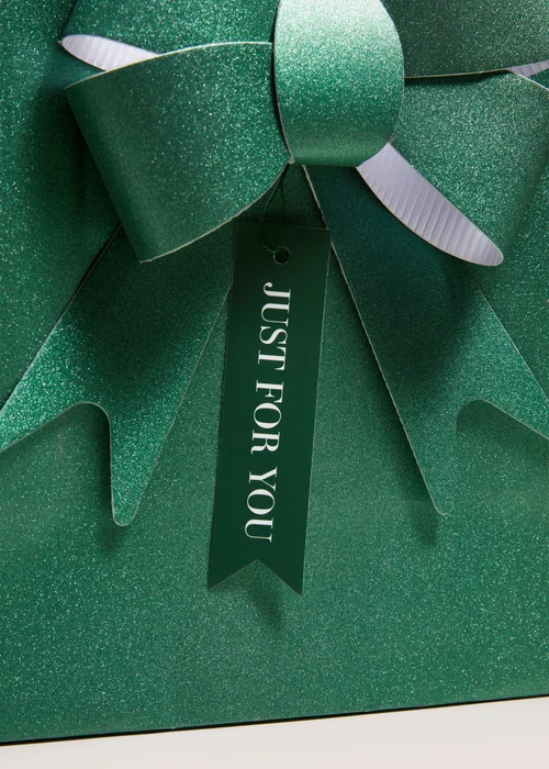 Winter Poem Green Bow Gift Bag Image 2