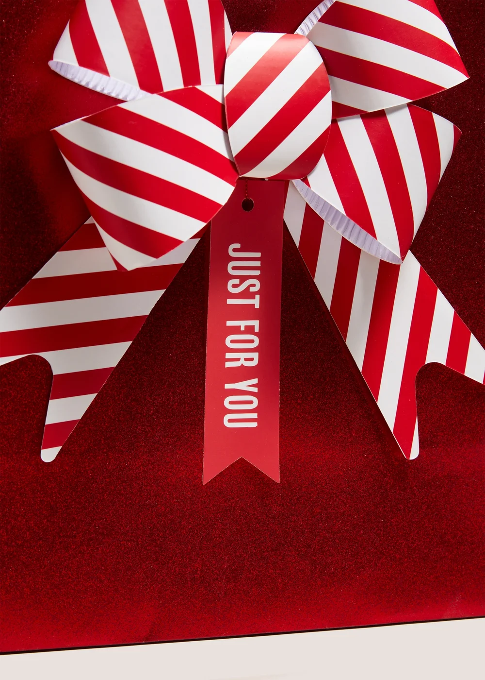 Joyful Red Bow Gift Bag Image 2