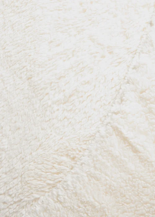 Cream Teddy Fleece Bed Sheet - Single Image 2