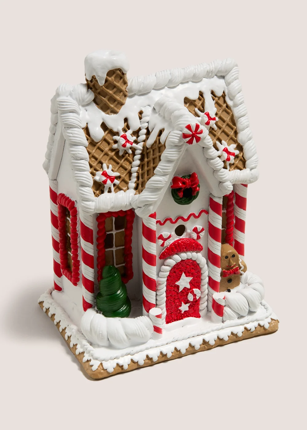 Joyful Led Gingerbread House Image 1