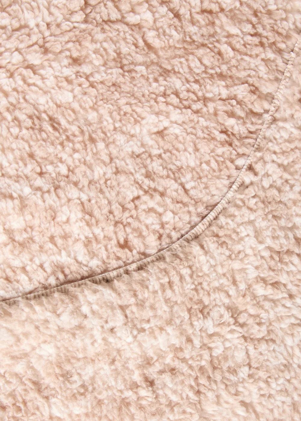 Natural Teddy Fitted Sheet - Single Image 2