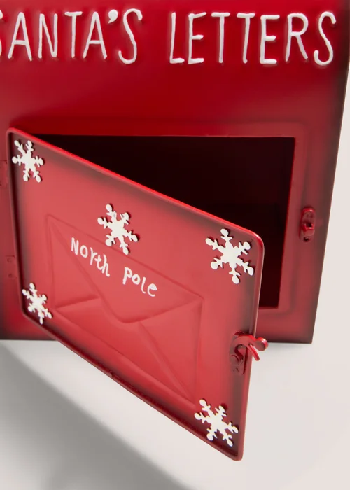 Joyful Red Santa Mailbox Image 2