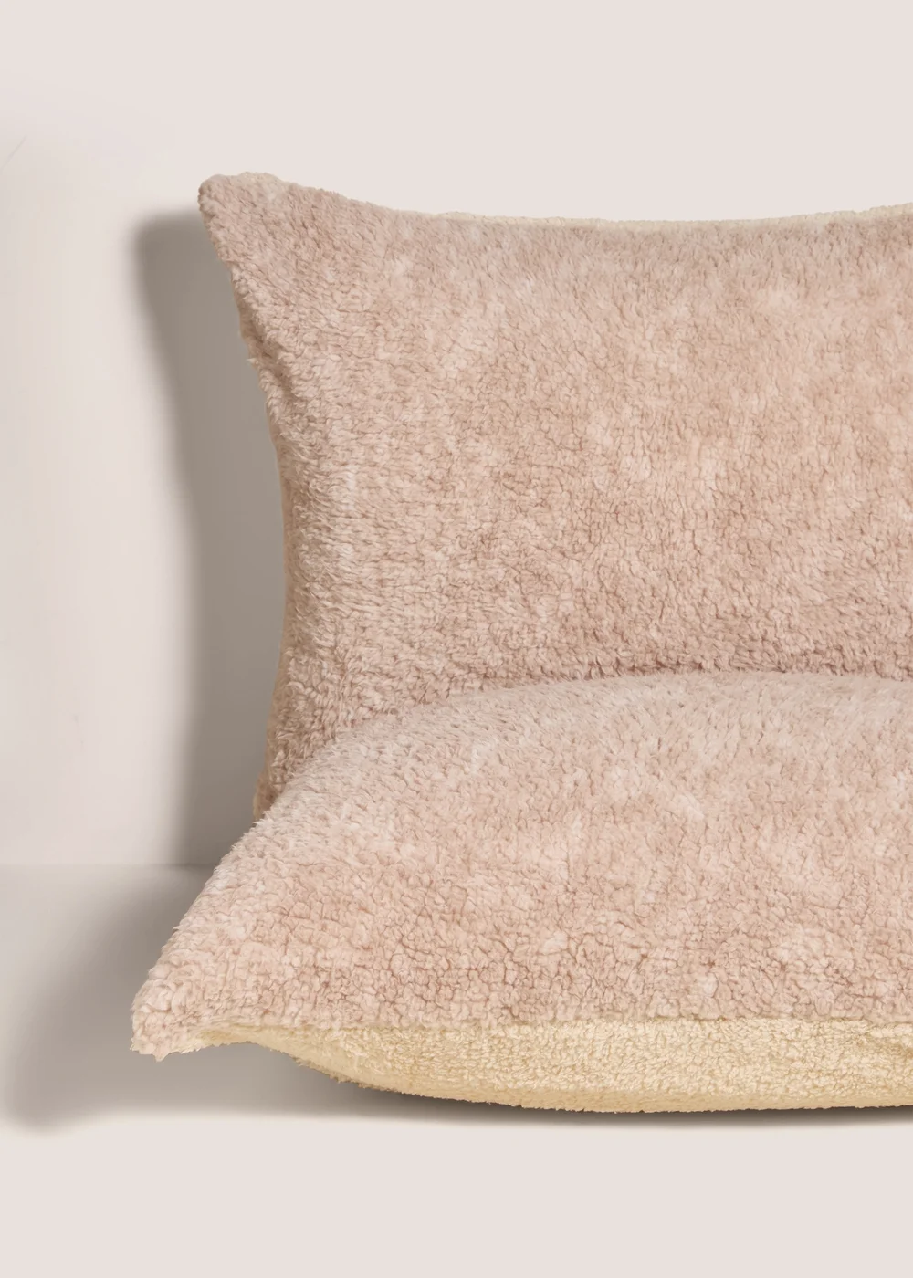 Natural Teddy Fleece Pillowcases Image 1