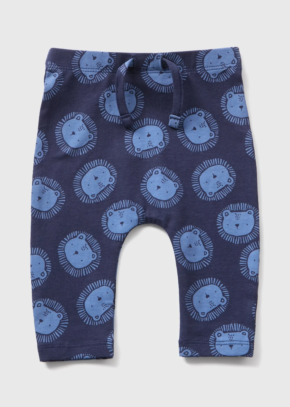 Baby Blue Lion Print Leggings (Newborn-23mths) - 9-12 months Image 1