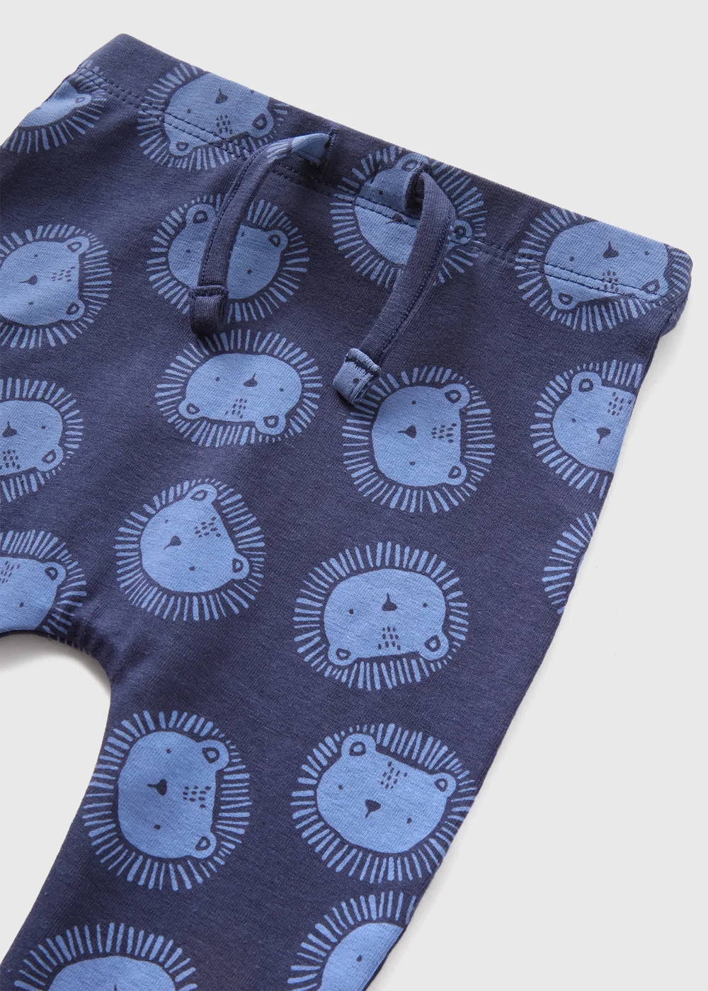 Baby Blue Lion Print Leggings (Newborn-23mths) - 9-12 months Image 2
