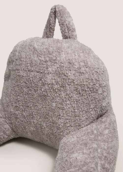 Grey Teddy Cuddle Cushion Image 2