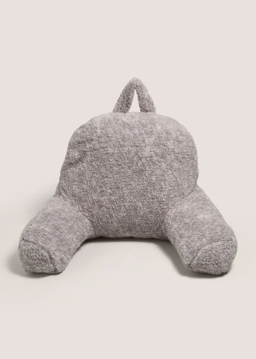 Grey Teddy Cuddle Cushion Image 1