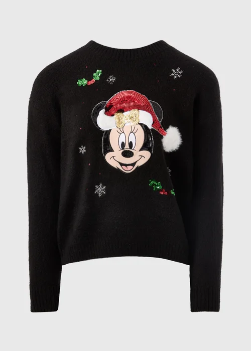 Disney Black Christmas Jumper - XS Image 4