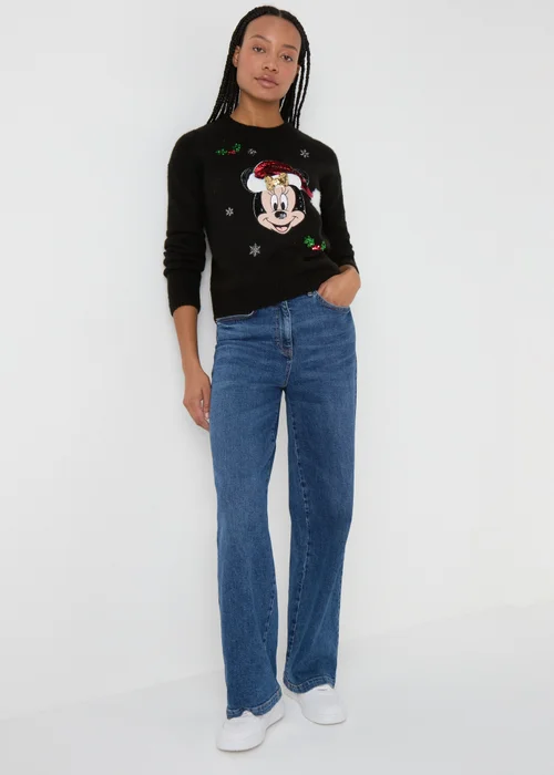 Disney Black Christmas Jumper - XS Image 1