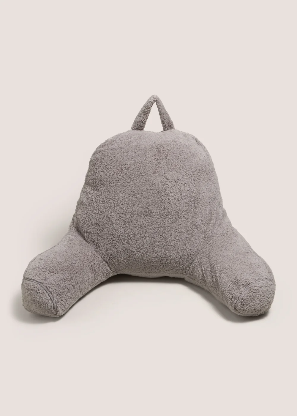 Grey Teddy Cuddle Cushion Image 1
