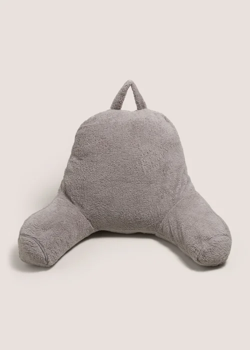 Grey Teddy Cuddle Cushion Image 1