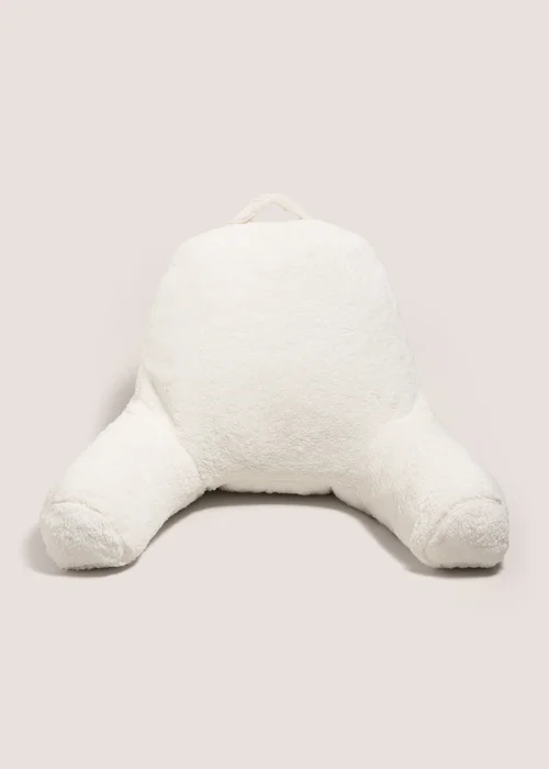Cream Teddy Cuddle Cushion Image 1