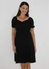Black Sweetheart Mini Dress - Size 8 Image 4
