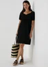 Black Sweetheart Mini Dress - Size 8 Image 1