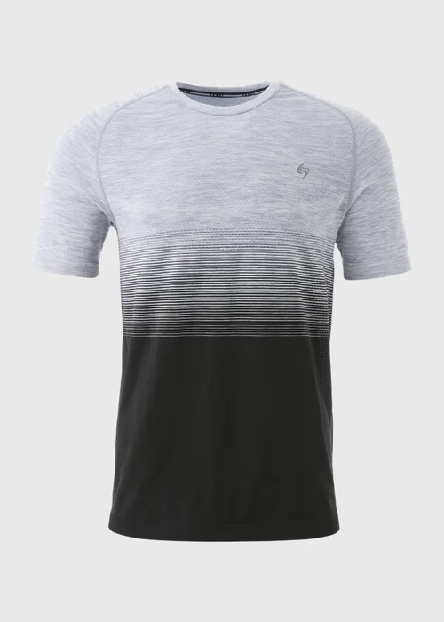 Souluxe Grey Ombre T-Shirt - S Image 5