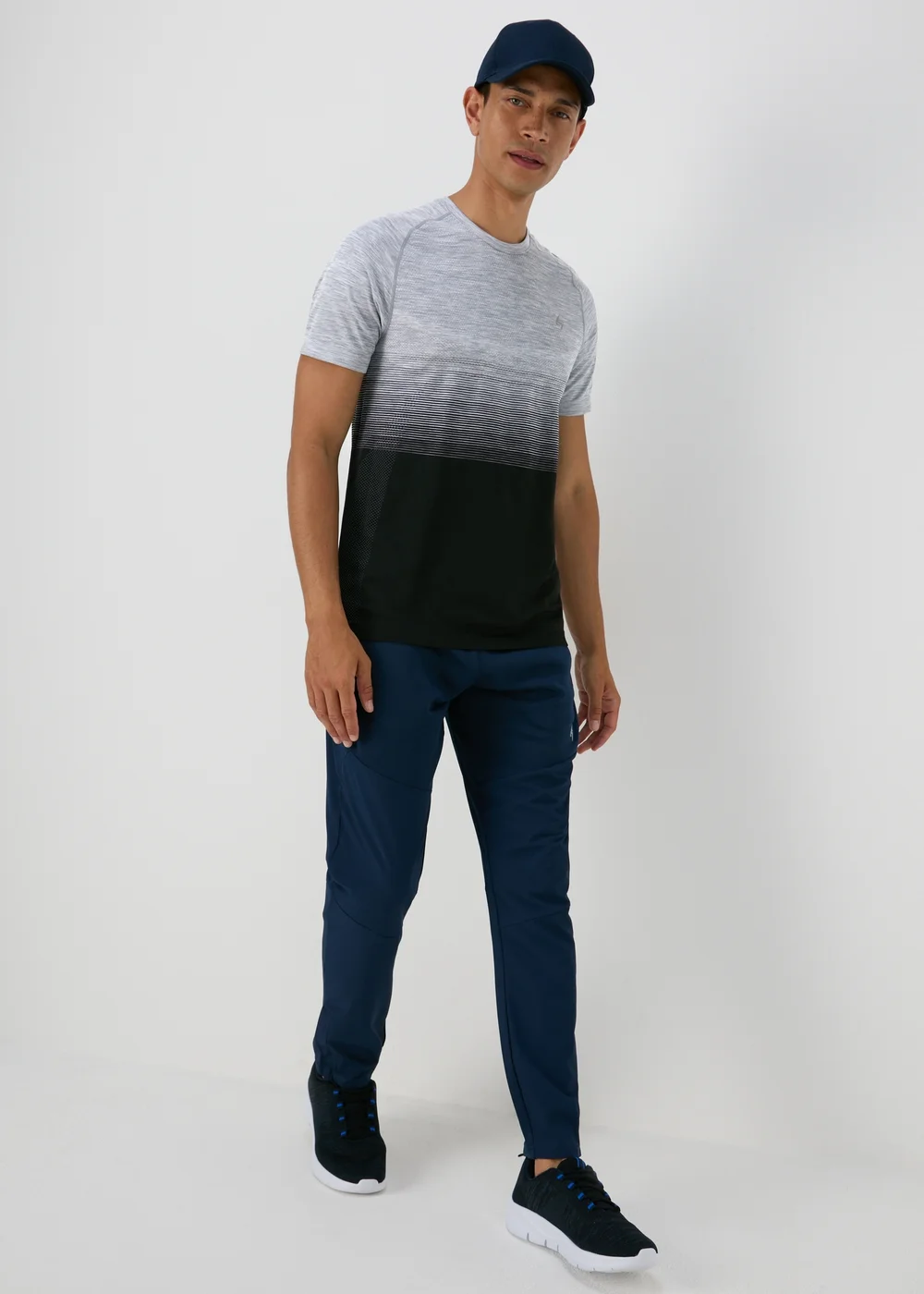 Souluxe Grey Ombre T-Shirt - S Image 4
