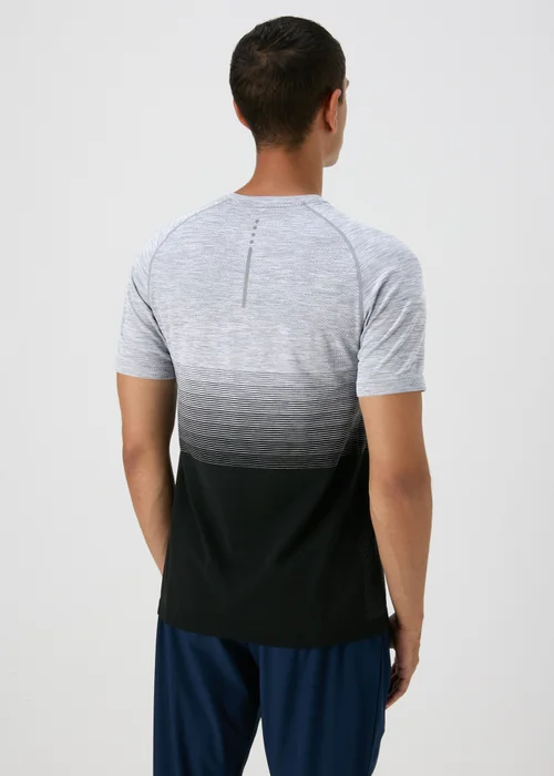 Souluxe Grey Ombre T-Shirt - S Image 2