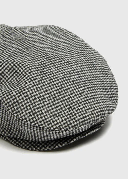 Grey Puppytooth Flat Cap - S/M Image 2