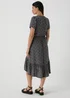 Multicoloured Floral Midi Dress - Size 8 Image 2
