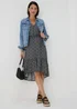 Multicoloured Floral Midi Dress - Size 8 Image 4