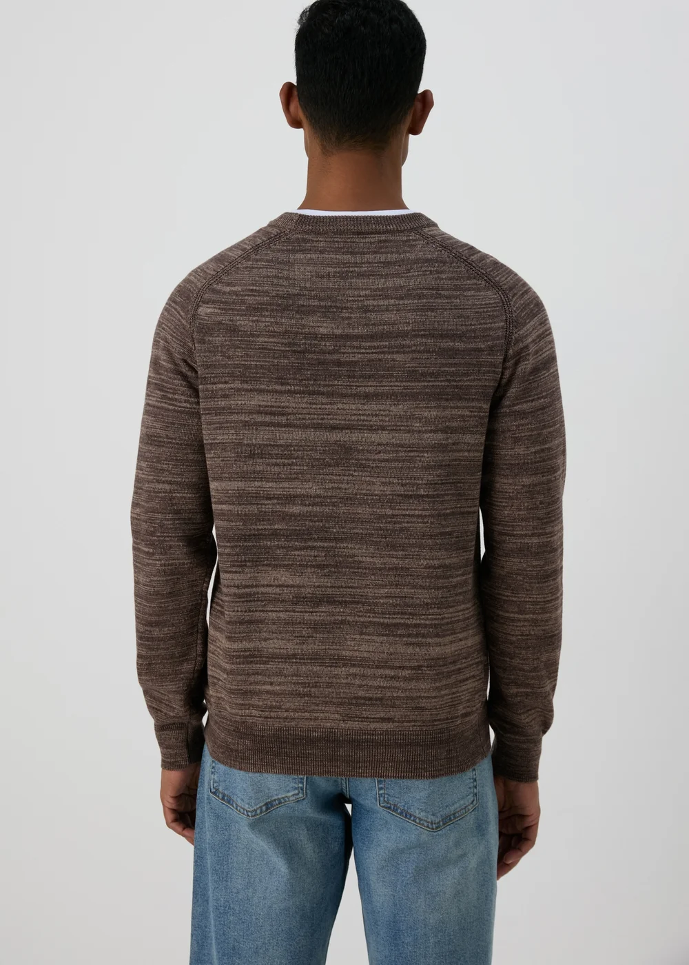 Brown Space Dye Jumper - S Image 2