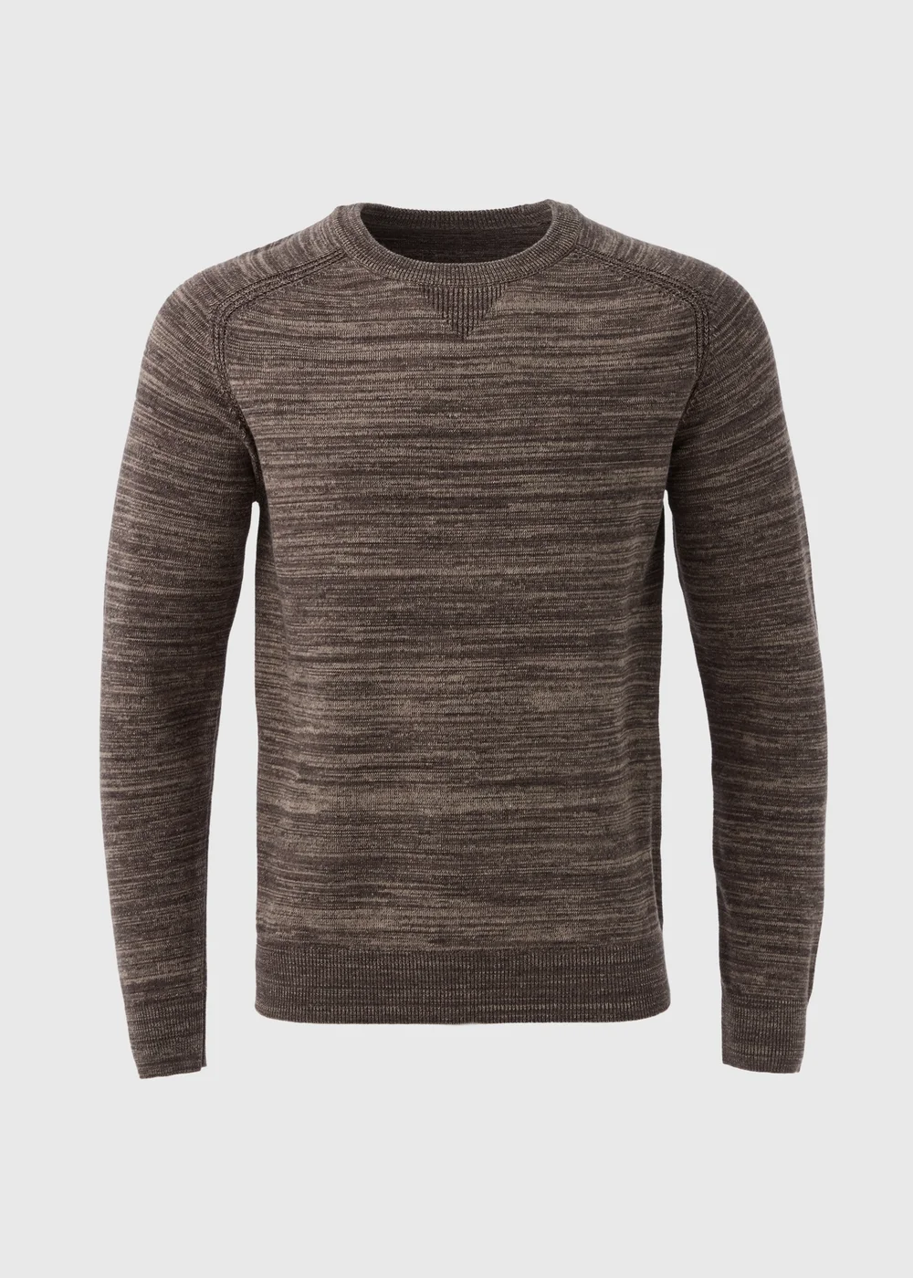 Brown Space Dye Jumper - S Image 4