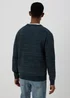Navy Space Dye Jumper - Small Image 2