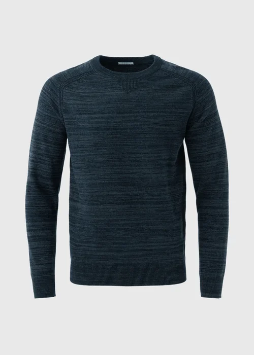 Navy Space Dye Jumper - Small Image 4