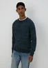 Navy Space Dye Jumper - Small Image 1