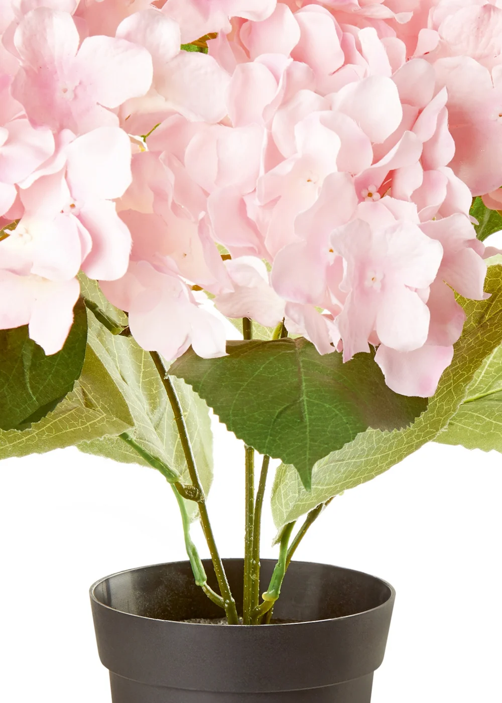 Premier Decorations Potted Pink Hydrangea Artificial Flower 39cm - No Size Image 2