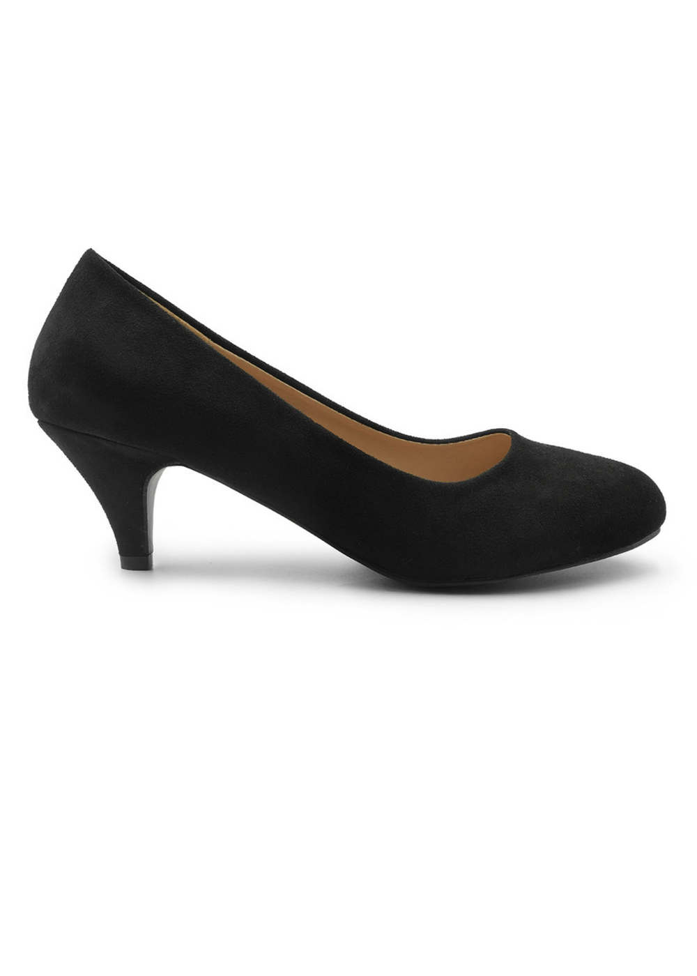 Where's That From Black Pu Shea Low Heel Court Pumps - 3 Image 1