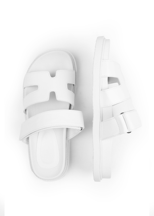 Where's That From White Pu Adagio Strappy Sandals - 4 Image 2