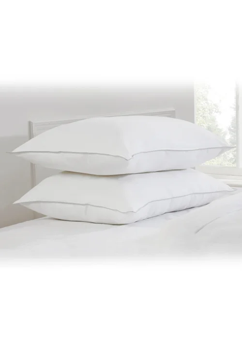 BHS All Natural Pair of Duck Feather Pillows - One Size Image 1