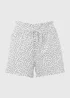 White Polka Dot Viscose Shorts - 8 Image 5