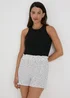 White Polka Dot Viscose Shorts - 8 Image 1