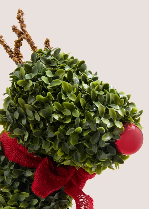 Joyful Topiary Christmas Reindeer Image 2