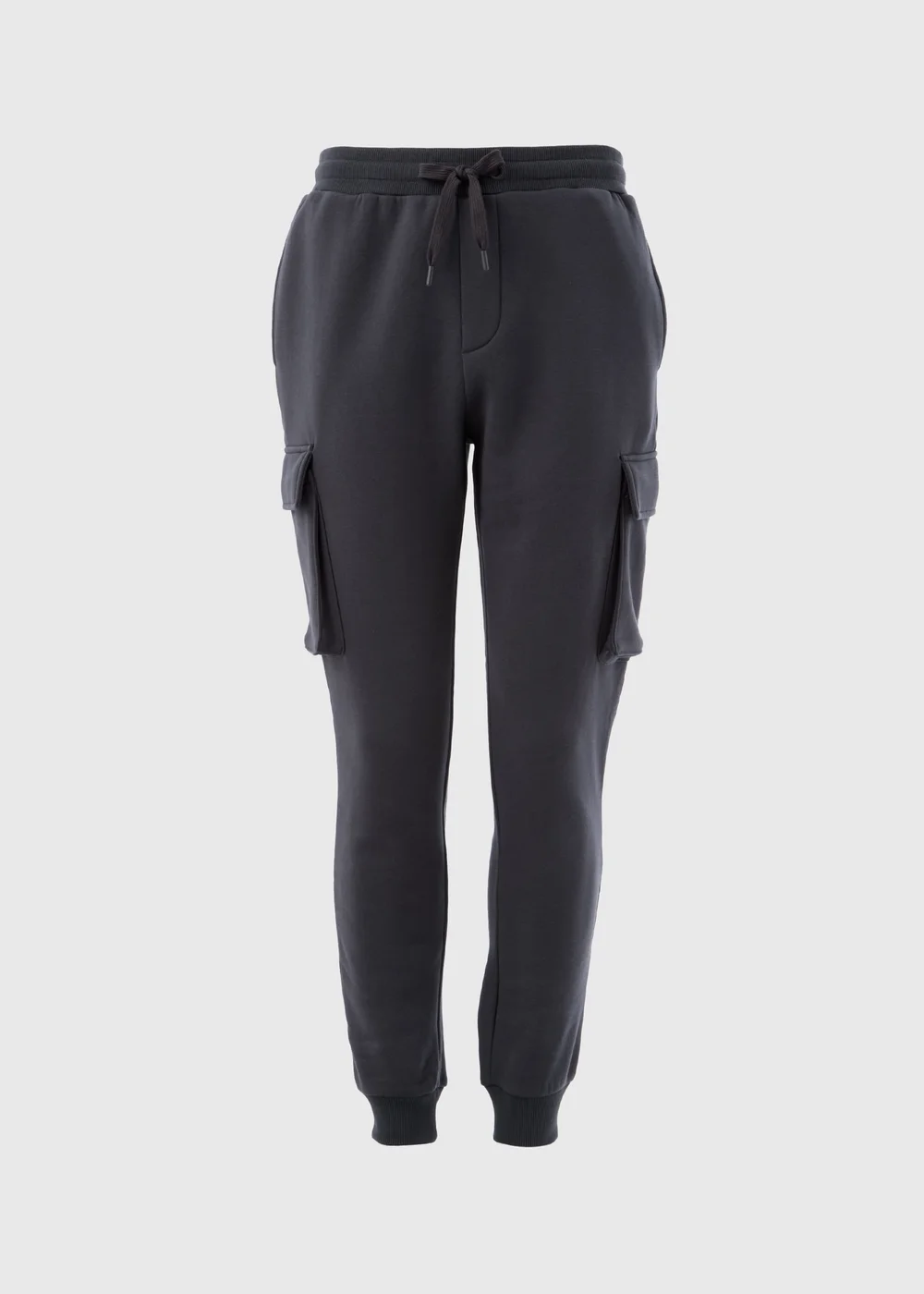 Charcoal Cargo Joggers - Small Image 4