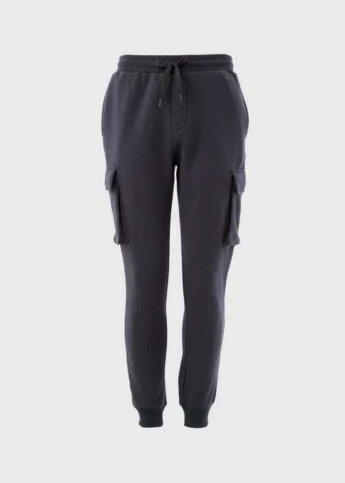 Charcoal Cargo Joggers - Small Image 4